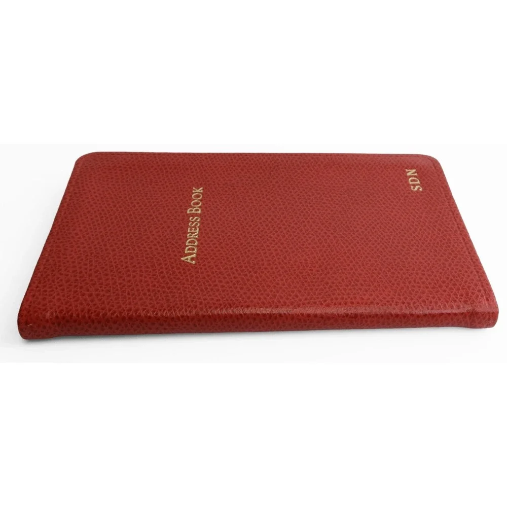 Tiffany And Company Address Book Red Leather Cover Vintage 1990s